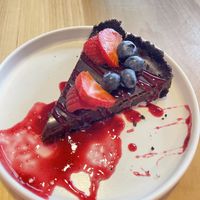 Tarta de chocolate   at Changos Veganos in Mexico City