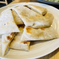 Pita bread  at Changos Veganos in Mexico City