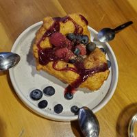 Dessert at Changos Veganos in Mexico City