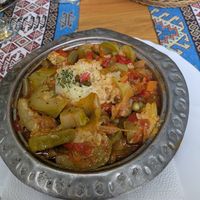 Vegetable djuvec at Sadrvan in Mostar