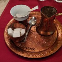 Bosnian coffee at Sadrvan in Mostar