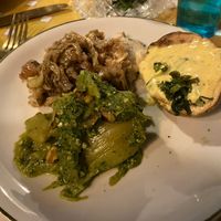 Gebakken venkel, pofaardappel en gebakken spitskool   at Restaurant à la Damaris in Zaltbommel