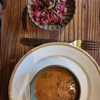 Snijbiet soep at Restaurant à la Damaris in Zaltbommel