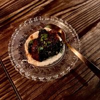 Voorafje met kweepeer chutney  at Restaurant à la Damaris in Zaltbommel