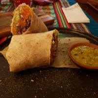 La Santa Maria Burrito at La Meskla in Graz