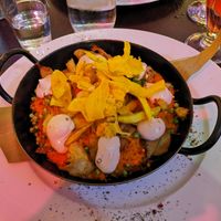 Polenta pasta at La Meskla in Graz