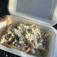 Garlic fries- awesome vegetarian option   at Jasmine Kitchen in Kirkland