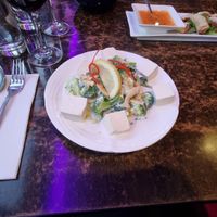 Green Thai vegan curry at My Thai Lounge in Queenstown