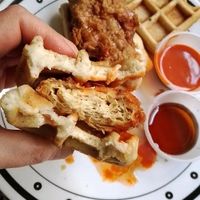 Buffalo and Maple at VFT Vegan Fried Tofu - temporarily closed in Mexico City