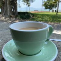 Nice scenery -earl grey tea on almond  at Happy Place  in North Ward