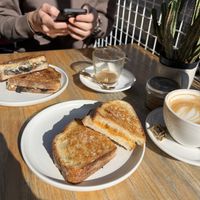 Magic Mushroom, Chunky Pumpkin, Oat Macchiato & Oat Flat Whitee  at Grumbling Goose in Belgrave