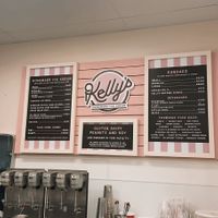 menu   at Kelly's Homemade Ice Cream in Orlando