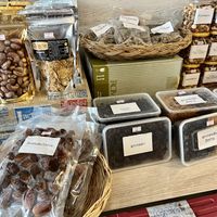Dried fruits & nuts  at Boonniyom Santi Asoke Market ตลาดบุญนิยมสันติอโศก in Bangkok
