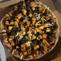 Pumpkin pizza  at Knead it Pizza Bar in Yea