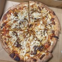 Potato pizza made vegan at Knead it Pizza Bar in Yea