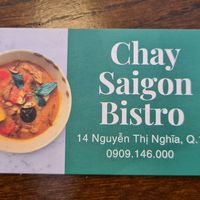  at Chay Saigon Bistro in Ho Chi Minh City