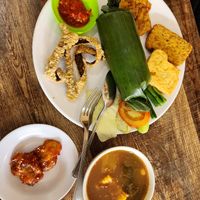 Nasi timbel at Vegetarian Long Life in Tangerang
