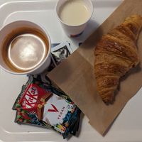 Vegan croissant and KitKat! at Deli&Cia - OPO in Porto