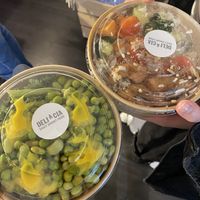 pea, edamame and kale bowl; vegan poke  at Deli&Cia - OPO in Porto