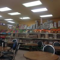 Dining area at Rani's World Foods in Las Vegas