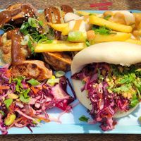 Vegan combo at han west in Berlin