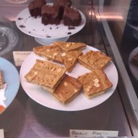 vegan peanut slices and chocolate cake at Middle Country Café in Cloughjordan
