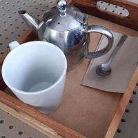 tea serving at Middle Country Café in Cloughjordan