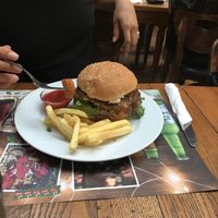 Tofu burger   at St. Patrick in Skopje