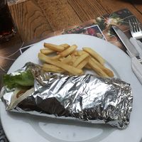 Seitan burger   at St. Patrick in Skopje