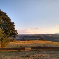 View from the outdoors seating at Fetz -Das Loreley Hotel in Doerscheid