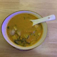 Suppe mit Tofu und Pilzen   at Veganam in Kiel