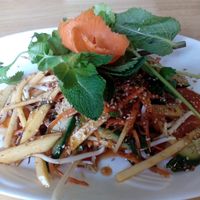 Mangosalat at Veganam in Kiel