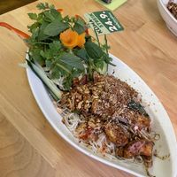 Reisnudeln mit Tofu  at Veganam in Kiel