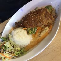 Curry mit veganer Ente   at Veganam in Kiel