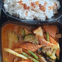 Rotes Curry at Veganam in Kiel