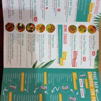 Menu at Toasty in Aix-en Provence