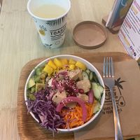 Vegan Bowl with tofu   at Toasty in Aix-en Provence