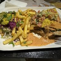 Vegan Quesadilla with extra guacamole   at Taco's Jam in Skopje