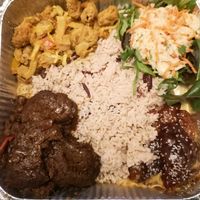 Vegan platter £13 at Caribbean & Cocktail in Birmingham