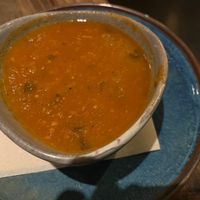 Salsa on side for Chile Rellano at LUNA Mexican Kitchen in Campbell