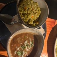 Side of rice and beans at LUNA Mexican Kitchen in Campbell