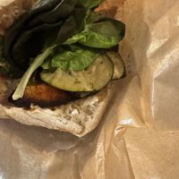 Vegan sandwich   at Håndbakt in Oslo