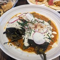 Chile relleno at Besina in Providence