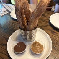 Churros and chocolate at Besina in Providence