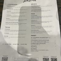 menu  at Besina in Providence