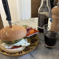 Vegan Burger   at Café Casa Del Gato in Zurich