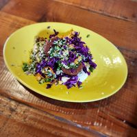Falafel Plate with hummus at Amsterdam Falafel & Kabob in Omaha