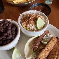 Went again last week! Tempeh taco, vegan street corn and black beans.  So good!   at TacoLu in Jacksonville Beach