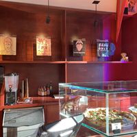 Pizza Themed Artwork  at Hot Tongue Pizza in Los Angeles