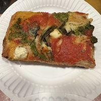 Sicilian slice  at Hot Tongue Pizza in Los Angeles